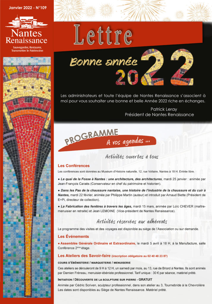 lettre-109-janvier 2022-nantes-renaissance