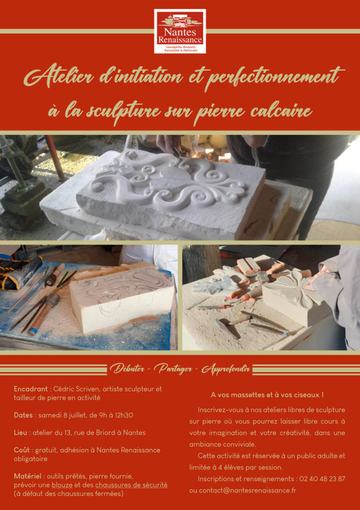 flyer-atelier-sculpture-sur-pierre-nantes-renaissance