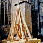 photographie-d-une-charpente-du-presbytere-du-croisic-realisee-par-la-menuiserie-Sylvestre-Lebreton-en cours-d-installation
