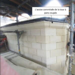 photo_extérieure_de_la_tour_d_escalier_en-cours-de-restauration_du_80_rue_joffre_par_l_entreprise_mollat_verdant